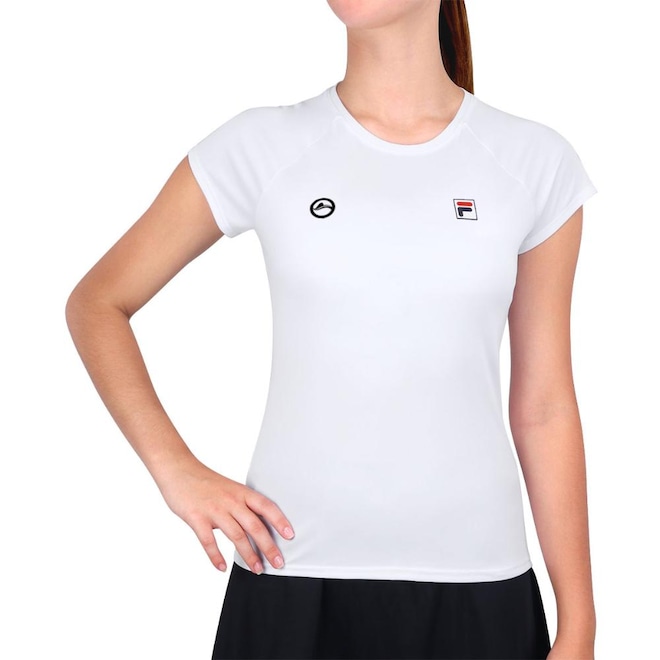 Camiseta Fila Tennis Basic Rio Open 25 - Feminina - Foto 1