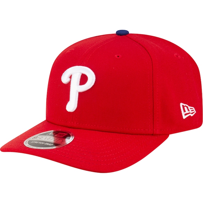 Boné New Era 9seventy Stretch Snap MLB Player Replica Philadelphia Phillies - Adulto - Foto 1