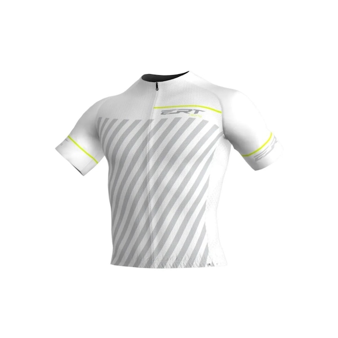 Camisa de Ciclismo ERT Elite Racing White Slim Fit - Masculina - Foto 1