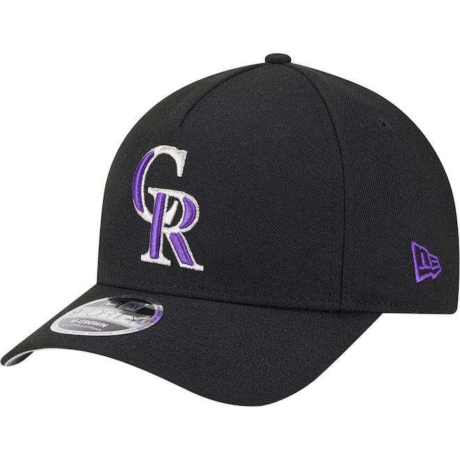 Boné New Era 9forty Mcrown Aframe MLB Colorado Rockies - Adulto - Foto 1