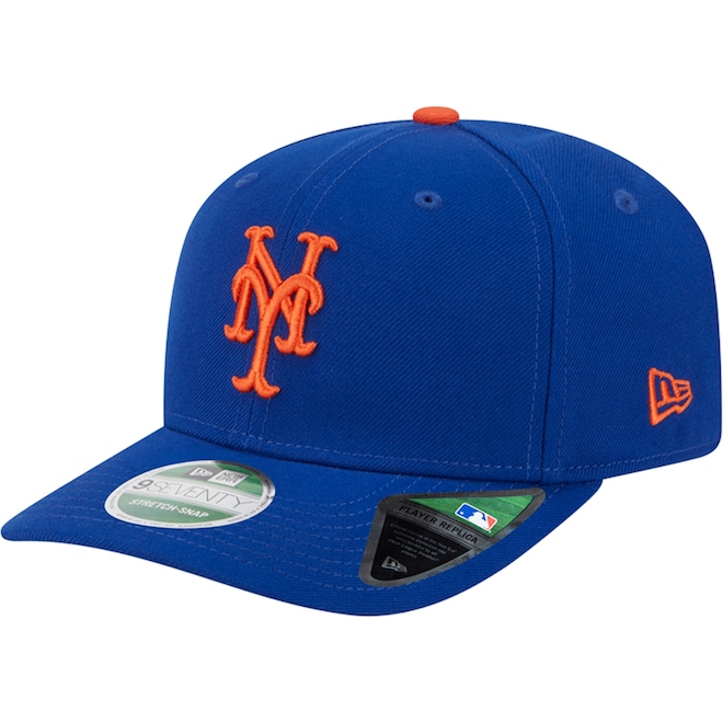 Boné New Era 9seventy Stretch Snap MLB Player Replica New York Mets - Adulto - Foto 1