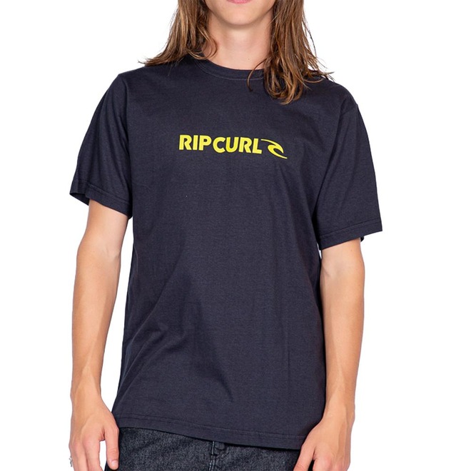 Camiseta Rip Curl New Icon - Masculina - Foto 1