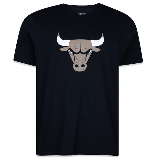 Camiseta New Era Regular NBA Chicago Bulls Core - Masculina - Foto 1