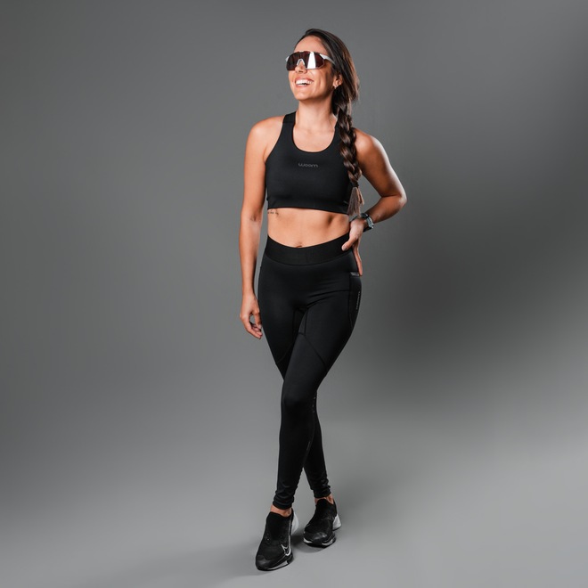 Calça Woom Running Marathon - Feminina - Foto 1