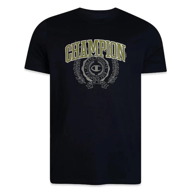 Camiseta Champion College Stamp Silk - Masculina - Foto 1
