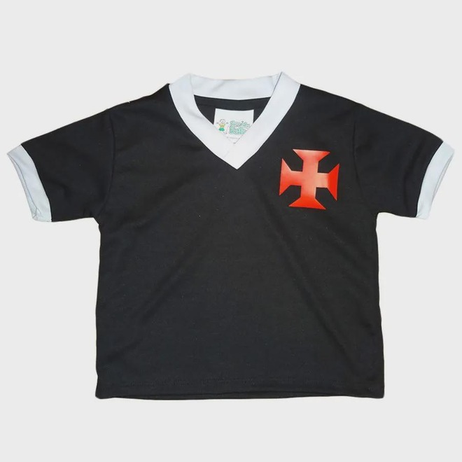 Camisa do Vasco Liga Retro 10 - Infantil - Foto 1