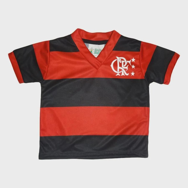 Camisa do Flamengo Liga Retro 10 - Infantil - Foto 1