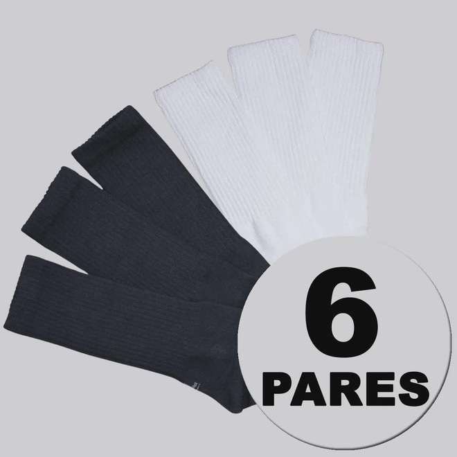 Meia Lupo Sport Walk Cano Longo 6 Unidades - Foto 1