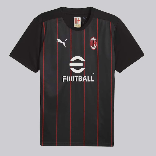 Camisa Puma Milan Pré-jogo - Masculina - Foto 1