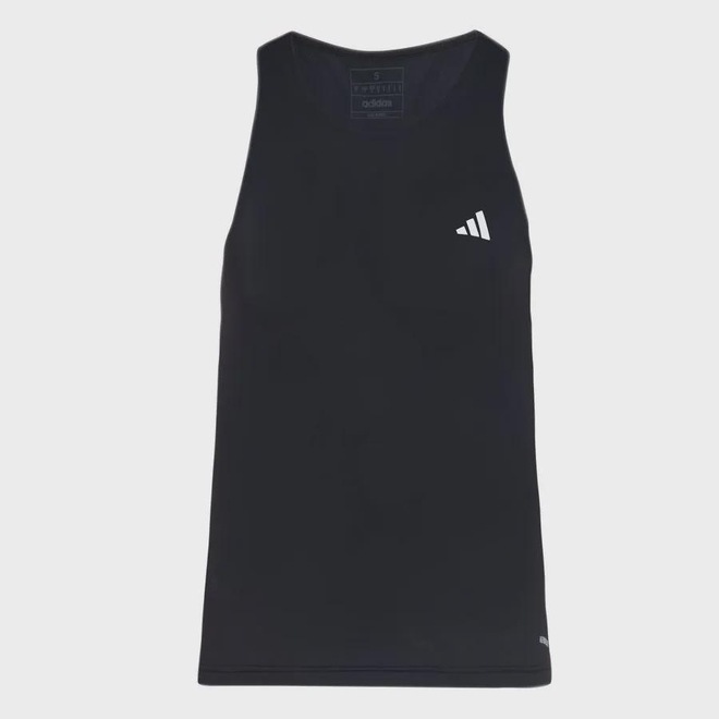 Camiseta Regata adidas Own The Run Três Listras - Masculina - Foto 1