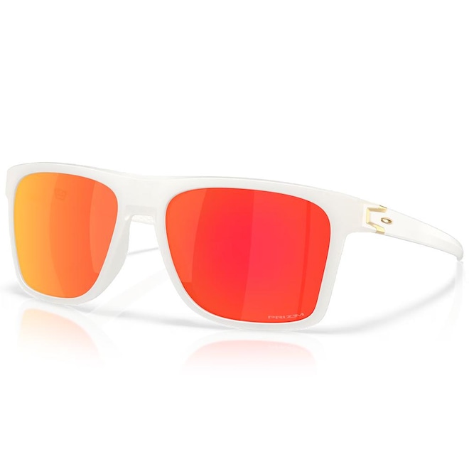 Óculos de Sol Oakley Leffingwell Seek Matte Vapor Prizm - Unissex - Foto 1