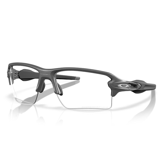 Óculos de Sol Oakley Flak 2.0 XXL Steel 0763 - Unissex - Foto 1