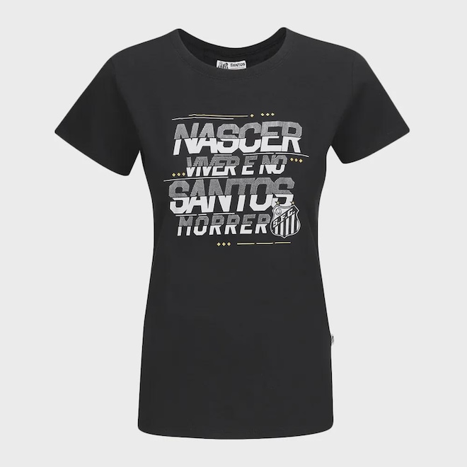 Camiseta do Santos Surf Center Nascer - Feminina - Foto 1