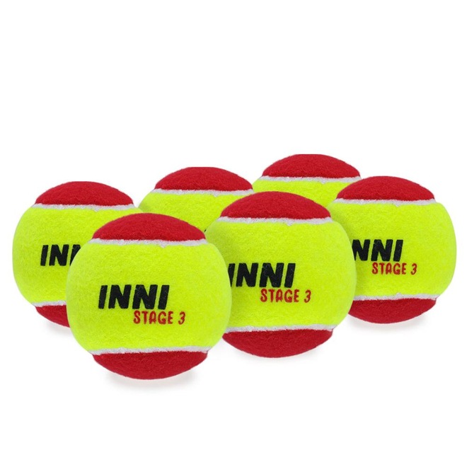 Bola de Tênis INNI Stage 3 - 6 Unidades - Foto 1