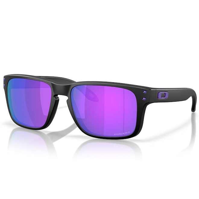 Óculos De Sol Oakley Holbrook S Matte Black Prizm Violet - Foto 1