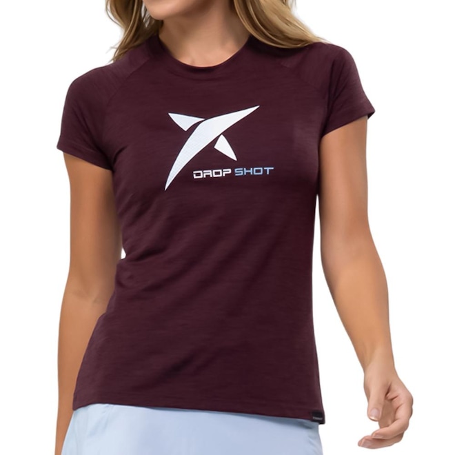 Camiseta Drop Shot Baby Look Game 2.0 - Feminina - Foto 1