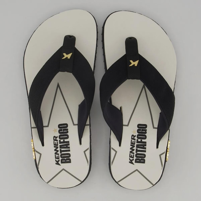 Chinelo Kenner Kivah Botafogo - Unissex - Foto 1