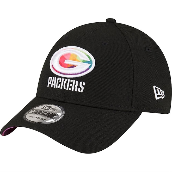 Boné Aba Curva New Era 940 Green Bay Packers NFL Crucial Catch 23 - Snapback - Adulto - Foto 1