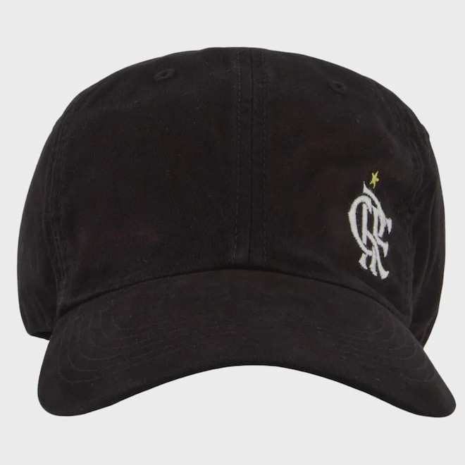 Boné Aba Curva SuperCap Flamengo Escudo CRF licenciado - Adulto - Foto 1