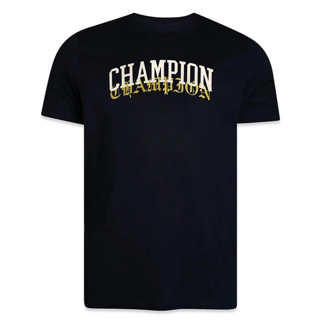 Camiseta Champion Malhão Old English Silk - Masculina - Foto 1