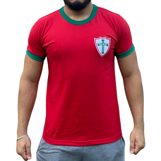 Camisa Portuguesa Athleta Retrô - Masculina - Foto 1