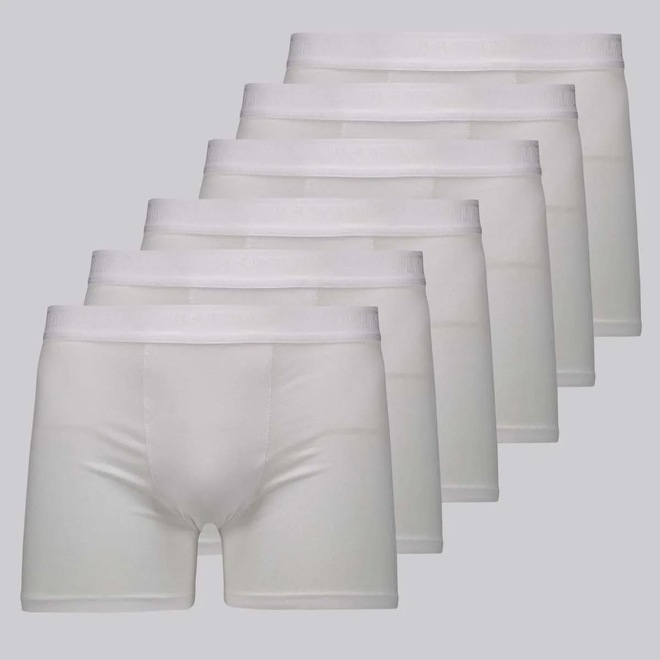Cueca Boxer Lupo Elastic Soft - 6 Unidades - Masculino - Foto 1