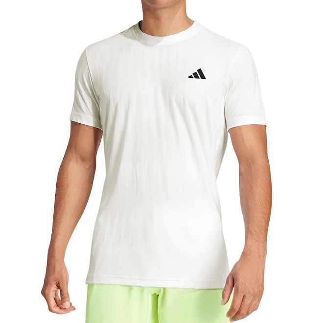 Camiseta adidas Tennis Climacool+ Airchill Freelift - Masculina - Foto 1