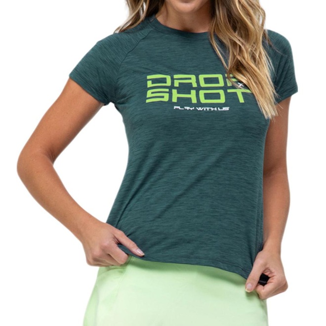 Camiseta Drop Shot Baby Look Enjoy 3.0 - Feminina - Foto 1