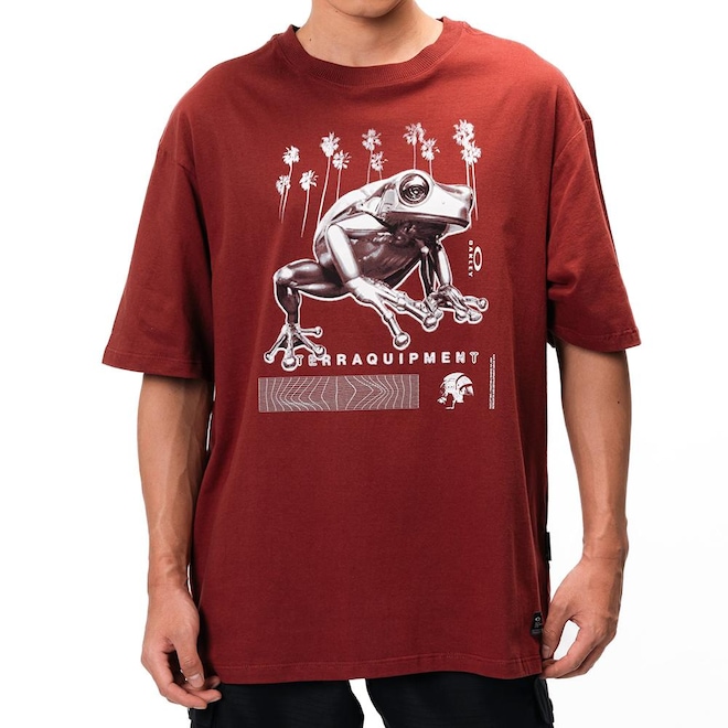 Camiseta Oakley Frog 2075 WT25 - Masculina - Foto 1