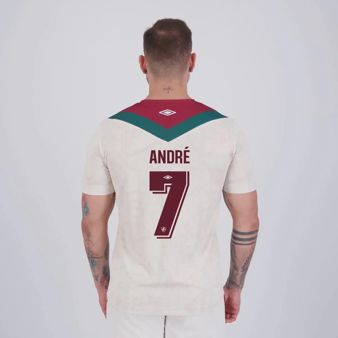 Camisa do Fluminense Umbro III 2024 7 André - Masculina - Foto 1