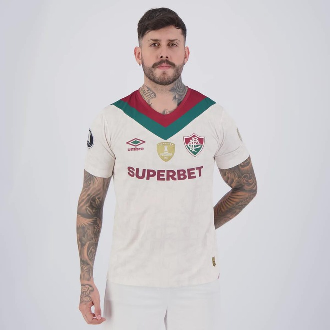 Camisa do Fluminense Umbro III 2024 Jogador Patch Libertadores - Masculina - Foto 1