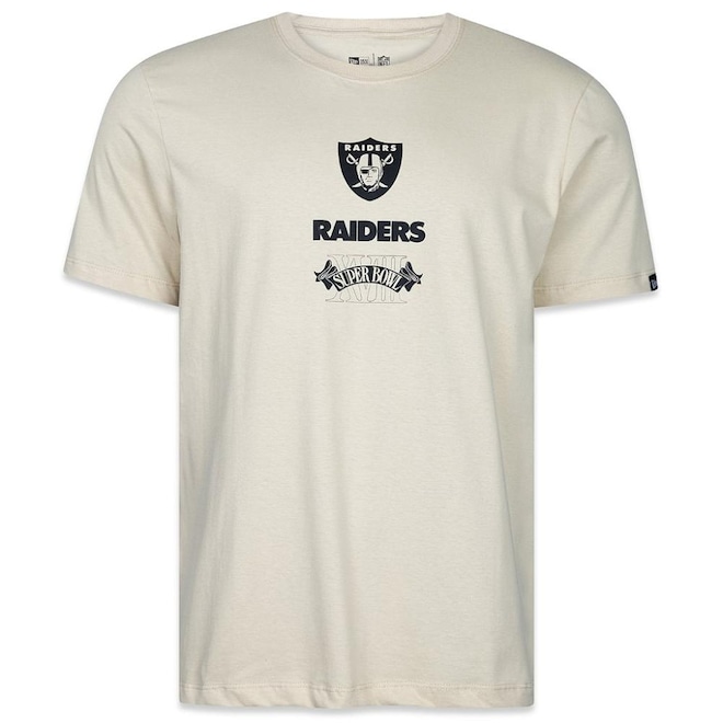 Camiseta New Era Las Vegas Raiders NFL Camuflada Areia - Masculina - Foto 1