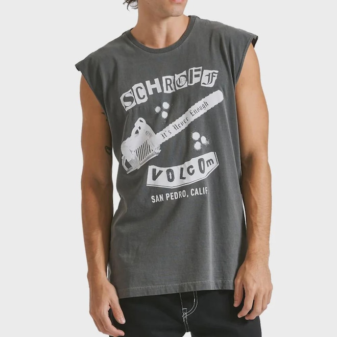 Camiseta Regata Volcom Schroff - Masculina - Foto 1