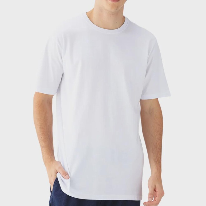 Camiseta Volcom Silk Solid Stone - Masculina - Foto 1