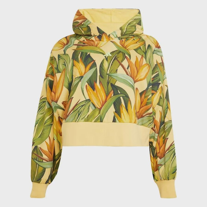 Blusão adidas X Farm Plus Size Com Capuz - Feminino - Foto 1