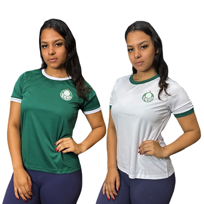 Camisa do Palmeiras II 1914 Betel - 2 Unidades - Feminina - Foto 1