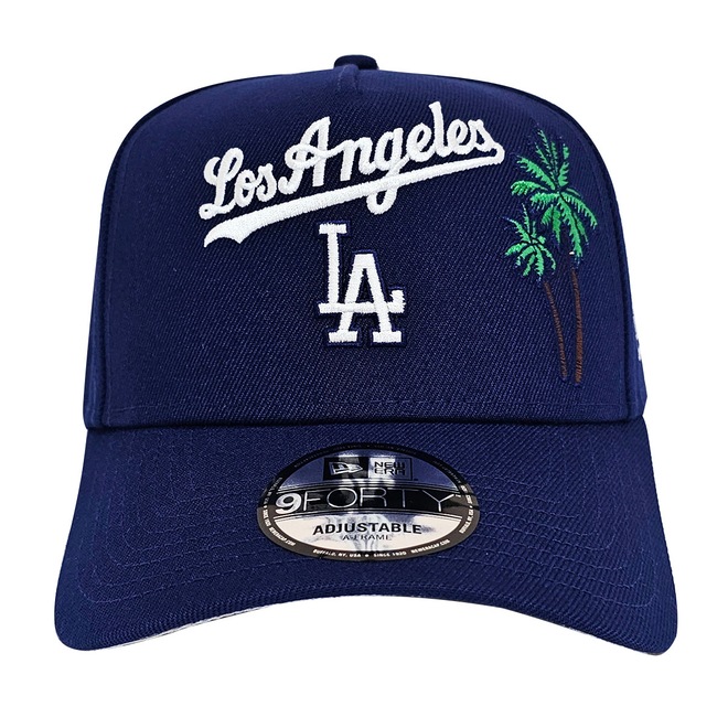 Boné Aba Curva New Era 9FORTY A-Frame Los Angeles Dodgers Fan MLB - Adulto - Foto 1
