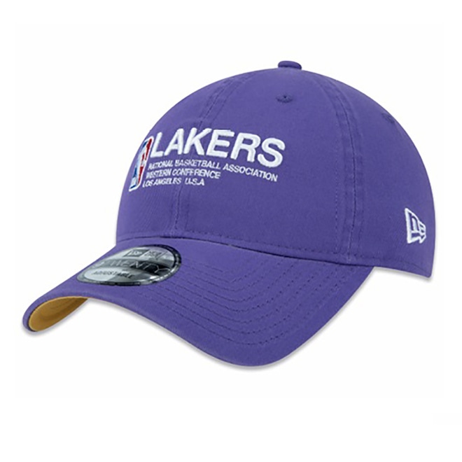 Boné Aba Curva New Era 9TWENTY Los Angeles Lakers NBA Style - Adulto - Foto 1