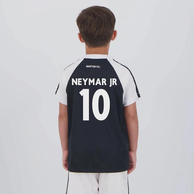 Camisa do Santos Neymar JR 10 Farol - Infantil - Foto 1