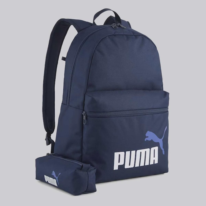Kit Mochila Puma Phase Set + Estojo - Unissex - Foto 1