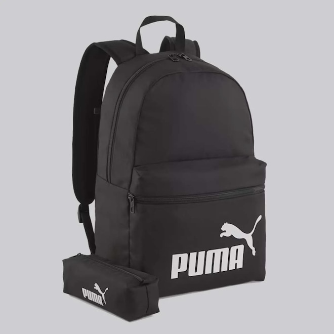 Kit Mochila Puma Phase Set + Estojo - Unissex - Foto 1