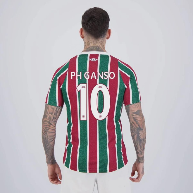 Camisa Fluminense Umbro I 2024 10 Ganso - Masculina - Foto 1