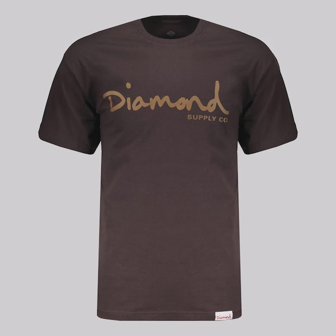Camiseta Diamond Og Script - Masculina - Foto 1