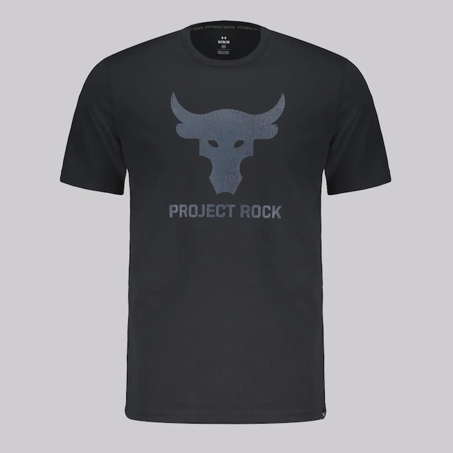 Camiseta Under Armour Project Rock Playoff - Masculina - Foto 1