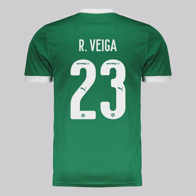 Camisa do Palmeiras Puma I 2025 23 R. Veiga - Masculina - Foto 1