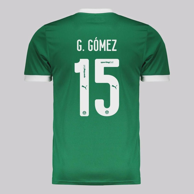 Camisa do Palmeiras Puma I 2025 15 G. Gómez - Masculina - Foto 1