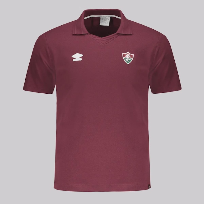 Camisa Polo do Fluminense Umbro Viagem 2025 - Masculina - Foto 1