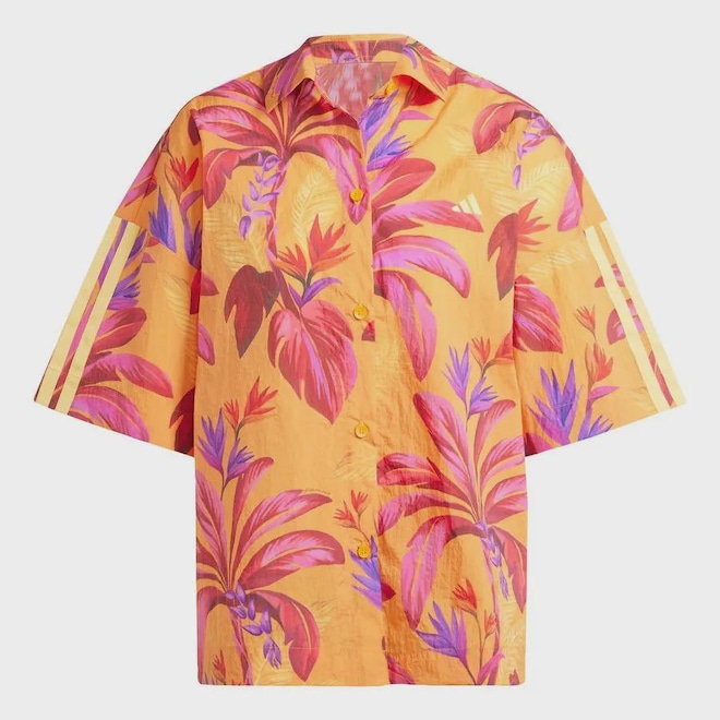 Camisa adidas Premium X Farm - Feminina - Foto 1