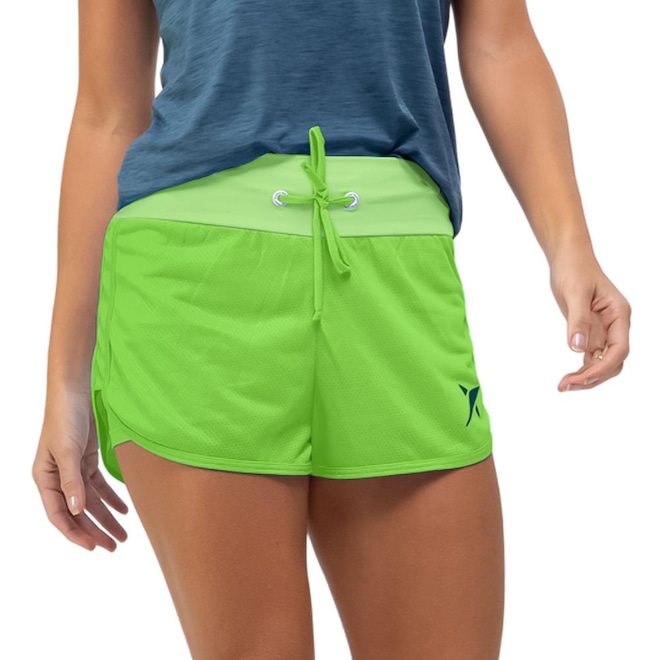 Shorts Duplo Drop Shot Enjoy 1.0 - Feminino - Foto 1