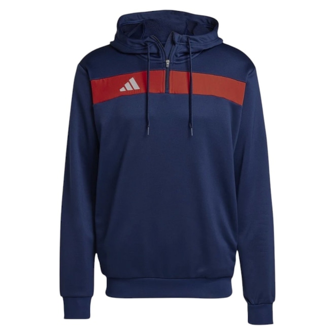 Blusão de Moletom adidas Essentials com Capuz - Masculino - Foto 1